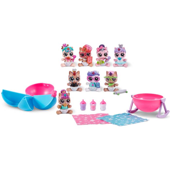 Игровой набор-сюрприз ZURU MINI BRANDS Baby Unicorn Сюрп в шаре S4 (77112GQ2) Для кого универсально