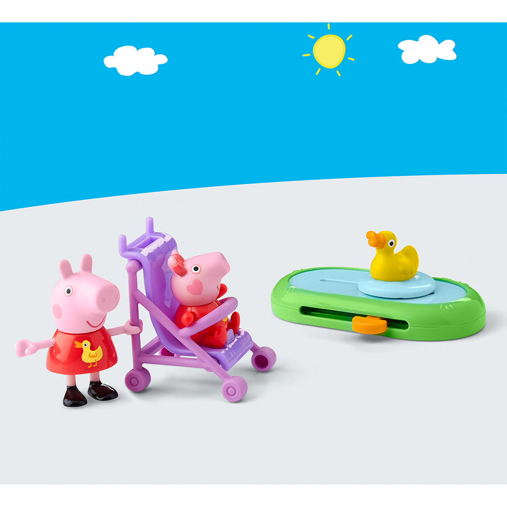 Игровой набор PEPPA PIG Моменты с Пеппой - Сестрички на прогулке (G0528) Игровой набор PEPPA PIG Моменты с Пеппой - Сестрички на прогулке (G0528) Комплектация фигурка с аксессуаром