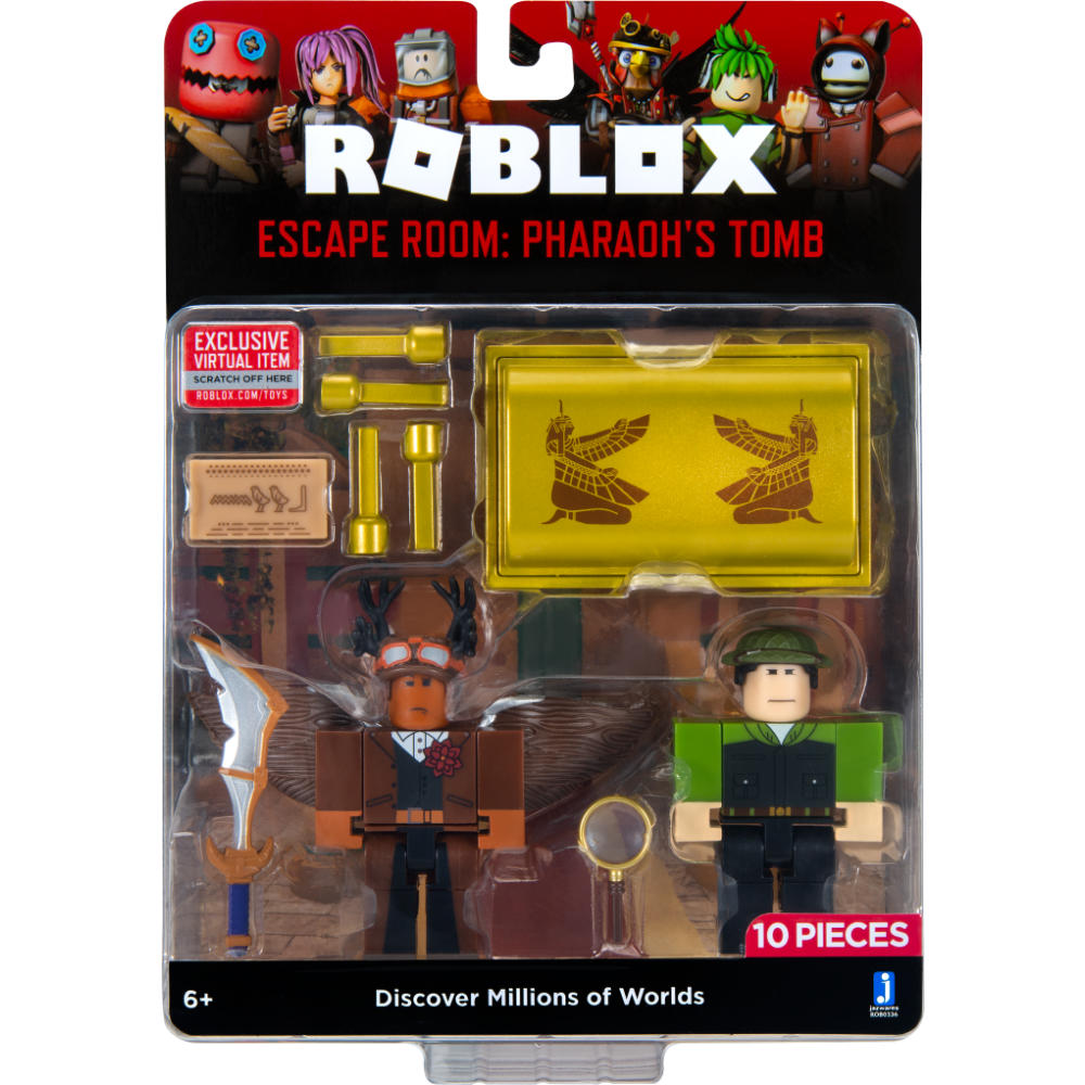 

Игровая коллекционная фигурка Jazwares Roblox Game Packs Escape Room The Pharoah’s Tomb W8 (ROB0336), Игровая фигурка Escape Room The Pharoah’s Tomb W8