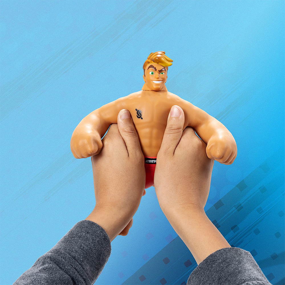 Стретч-игрушка STRETCH ARMSTRONG Боец Стронг (00104) Дополнительно растягивается до 140 см и возвращается в исходную форму; антистресс-эффект, высокая детализация; высота 17,7 см