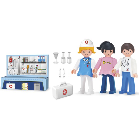 

Набор IGRACEK TRIO Доктор, медсестра и пациент (26212), TRIO - at the doctor