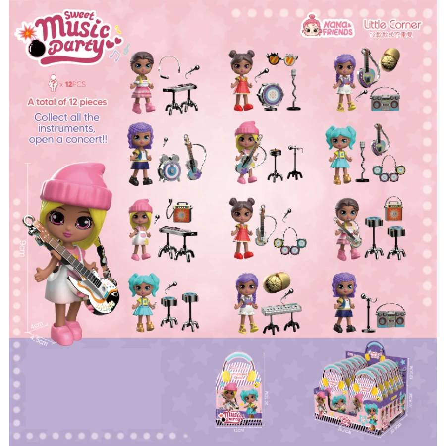 Фігурка-сюрприз LITTLE CORNER Група Дівчат 1 шт (6928229017194) Для кого для дівчаток