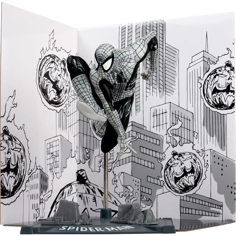 Фігурка MCFARLANE MARVEL Spider-Man #6 Line Art Gold Label (14829) Додатково У комплект входить картка із зображенням персонажа на лицьовій стороні та анотацією коміксу