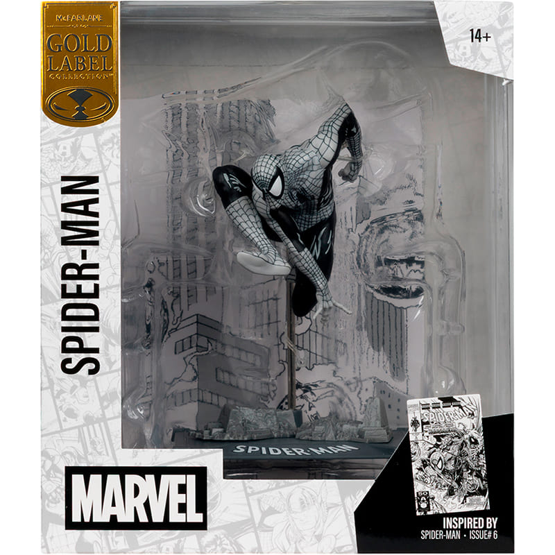 Фігурка MCFARLANE MARVEL Spider-Man #6 Line Art Gold Label (14829) Тип один предмет