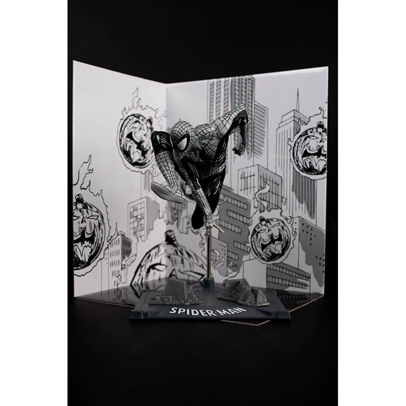 Зображення Фігурка MCFARLANE MARVEL Spider-Man #6 Line Art Gold Label (14829)