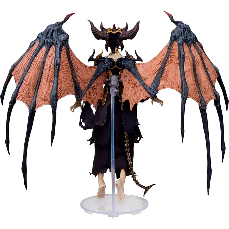 Фігурка MCFARLANE DIABLO IV Lilith Elite Edition 7IN (16756) Додатково Включає голову Діабло, 3 змінні особи, 6 альтернативних рук, пелюстки квітів, знімні крила та підставку для польоту