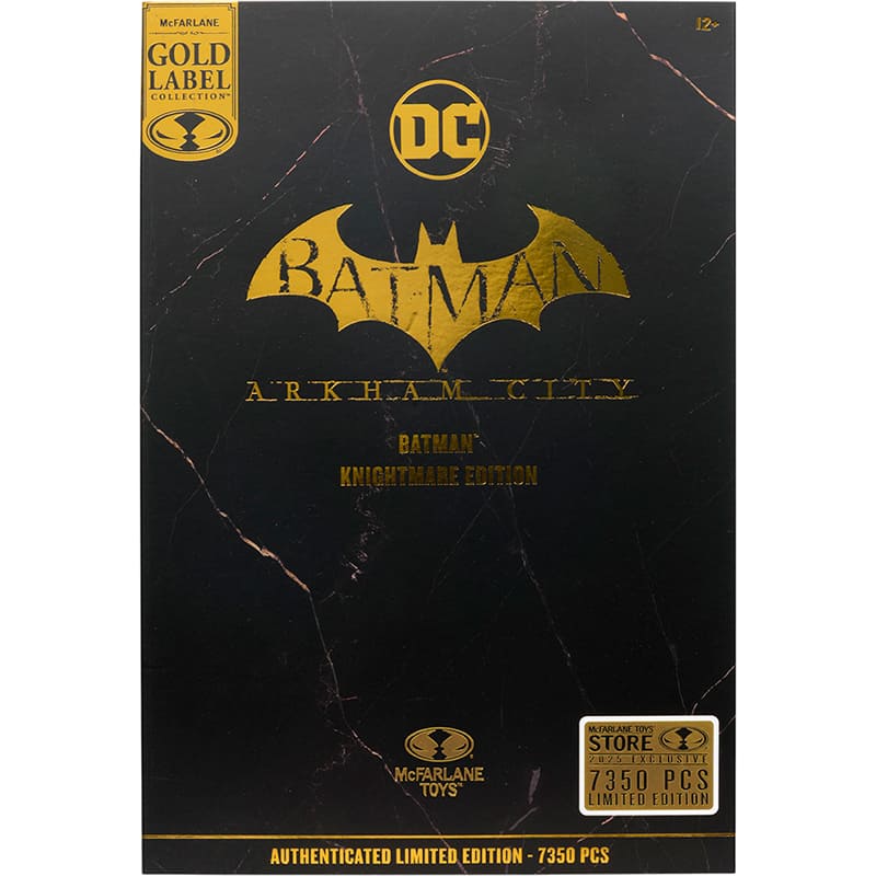 Замовити Фігурка MCFARLANE DC COMICS Batman Arkham City Knightmare Gold Label 7IN (17239)