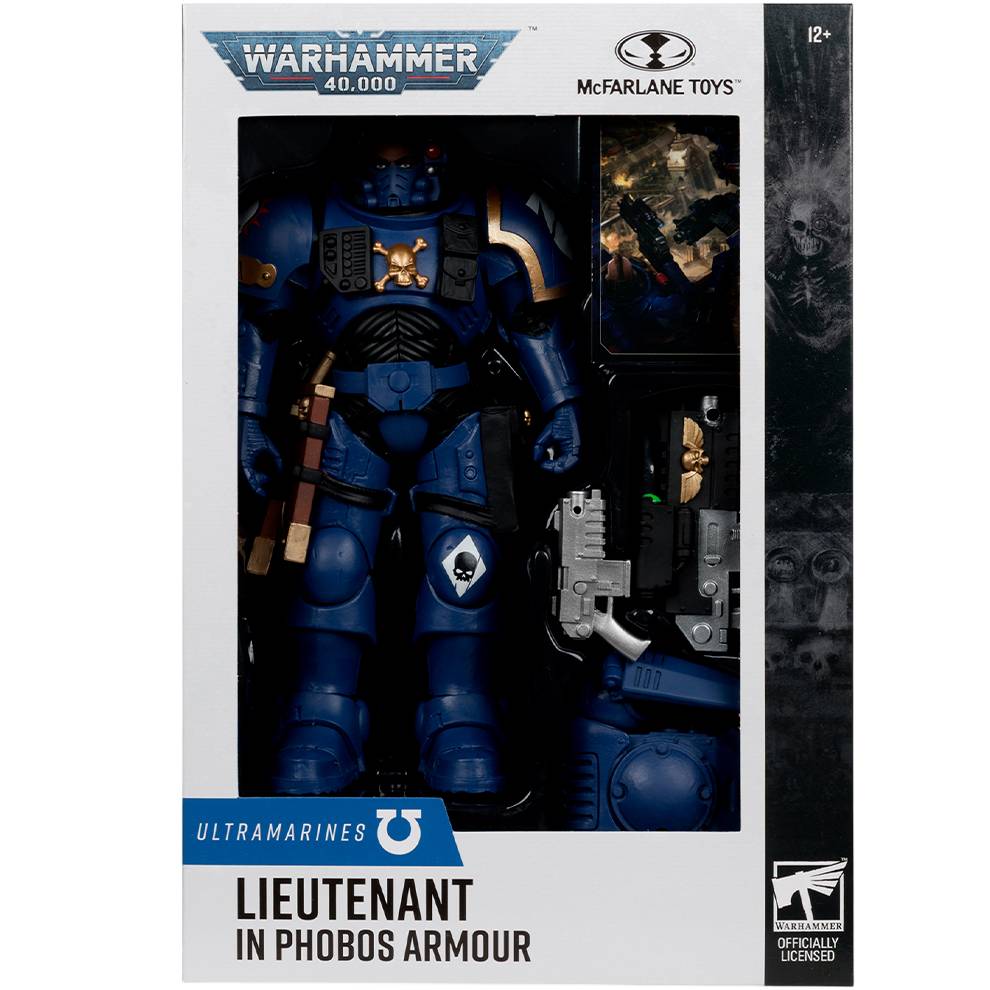 Фото Фігурка MCFARLANE WARHAMMER 40K Lieutenant In Phobos Armor Space Marine 7IN WV1 (10906)