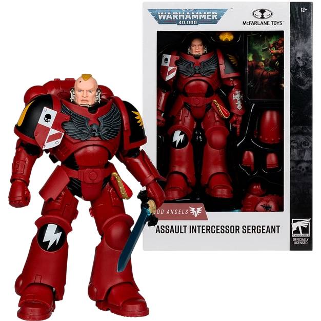 Постачальник: Місто: Київ Фігурка MCFARLANE WARHAMMER 40K Assault Intercessor Sergeant Blood Angel 7IN WV1 (10948) Тип набір