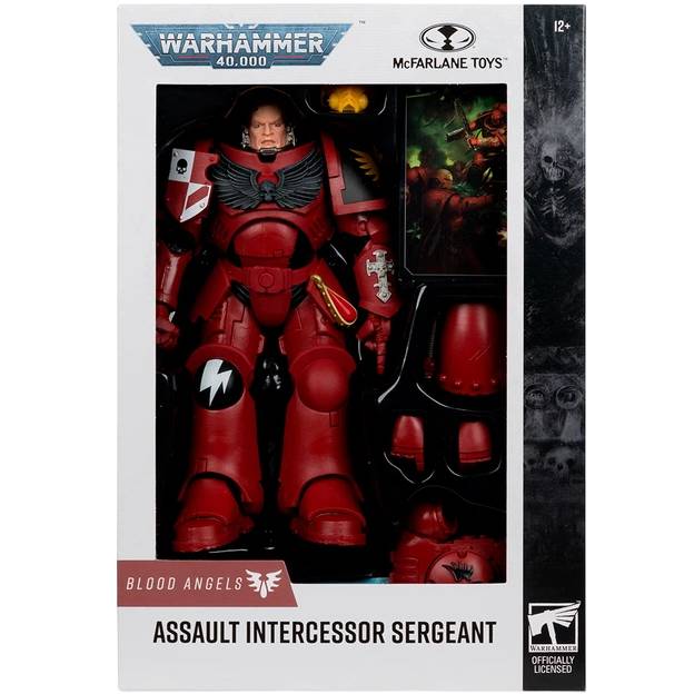 Фото Постачальник: Місто: Київ Фігурка MCFARLANE WARHAMMER 40K Assault Intercessor Sergeant Blood Angel 7IN WV1 (10948)