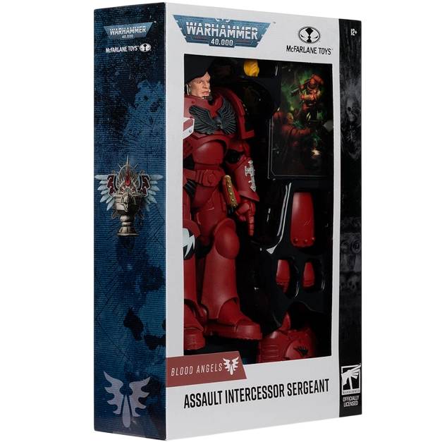 Замовити Постачальник: Місто: Київ Фігурка MCFARLANE WARHAMMER 40K Assault Intercessor Sergeant Blood Angel 7IN WV1 (10948)