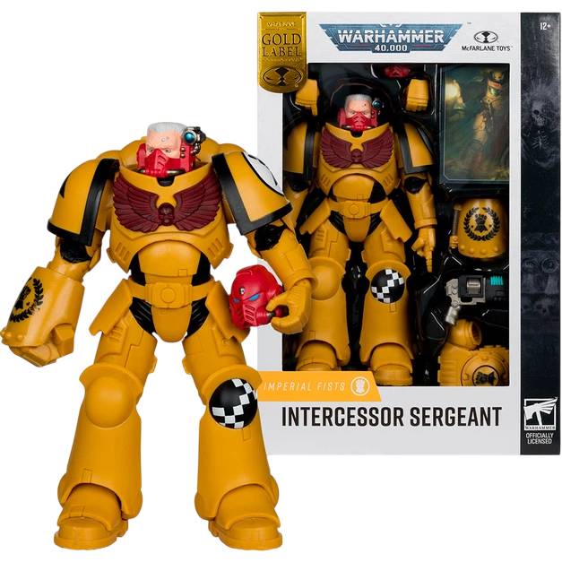 Фігурка MCFARLANE WARHAMMER 40K Intercessor Sergeant Imperial Fist Gold Label 7IN (10954) Тип набір