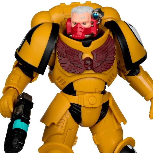 Фігурка MCFARLANE WARHAMMER 40K Intercessor Sergeant Imperial Fist Gold Label 7IN (10954) Колекційна серія герої ігор