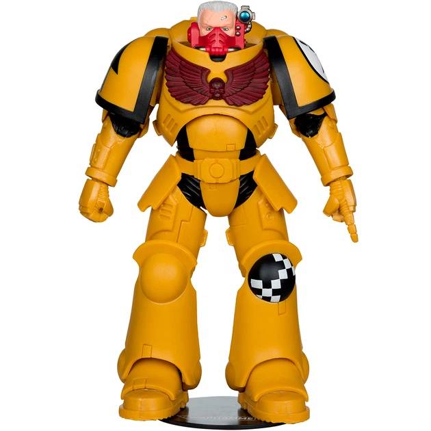 Фігурка MCFARLANE WARHAMMER 40K Intercessor Sergeant Imperial Fist Gold Label 7IN (10954) Комплектація фігурка з аксесуаром