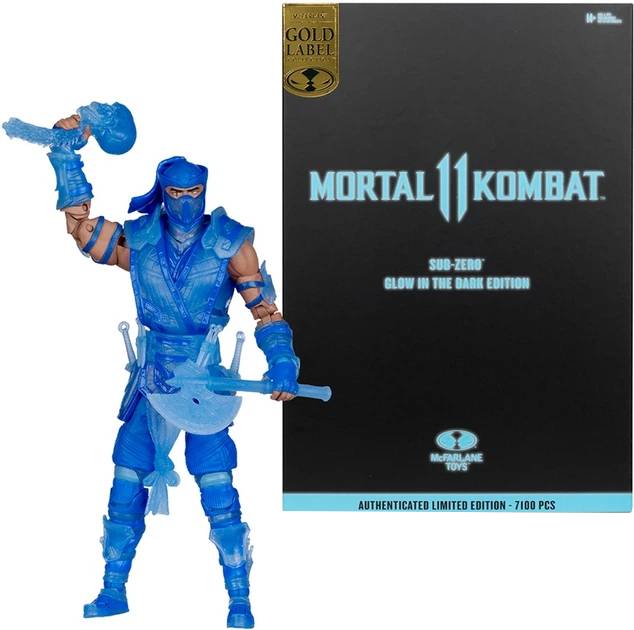 Зовнішній вигляд Фігурка MCFARLANE MORTAL KOMBAT 11 Sub-Zero - Gold Label - 7IN (Мортал Комбат Саб-Зіро)