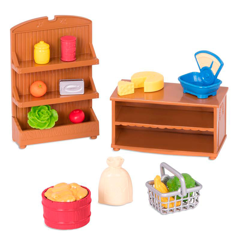 

Набор аксессуаров LI'L WOODZEEZ Продуктовые полочки (WZ6591Z), Набор аксессуаров Продуктовые полочки WZ6591Z