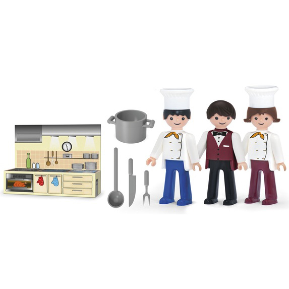 

Набор IGRACEK TRIO Официант, шеф-повар и повар (26213), TRIO – in the kitchen