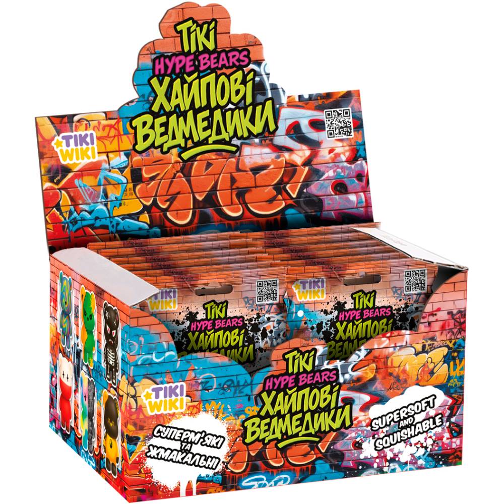 Фігурка TIKI WIKI Хайпові ведмедики 1 шт (SQ027) Для кого універсально