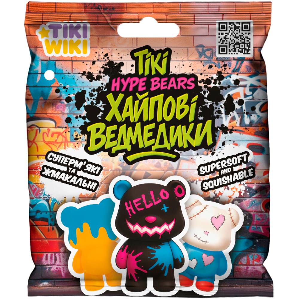Фігурка TIKI WIKI Хайпові ведмедики 1 шт (SQ027)