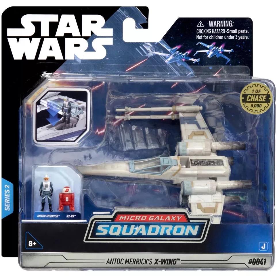 Фото Фігурка STAR WARS Medium Vehicle X-Wing Blue 1 Antoc Merric R2-R9 (SWJ0025)