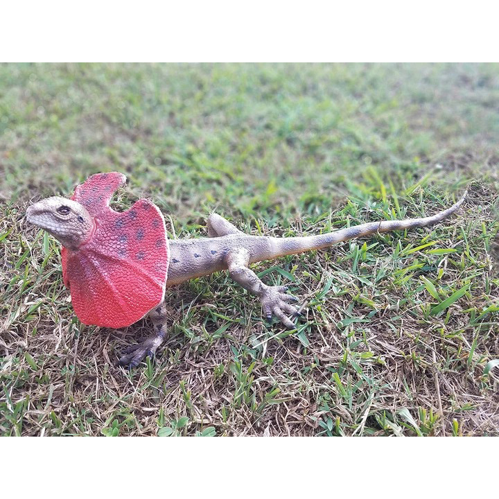 Фигурка LANKA NOVELTIES Ящерица плащеносная 55 см (21550) Тип один предмет