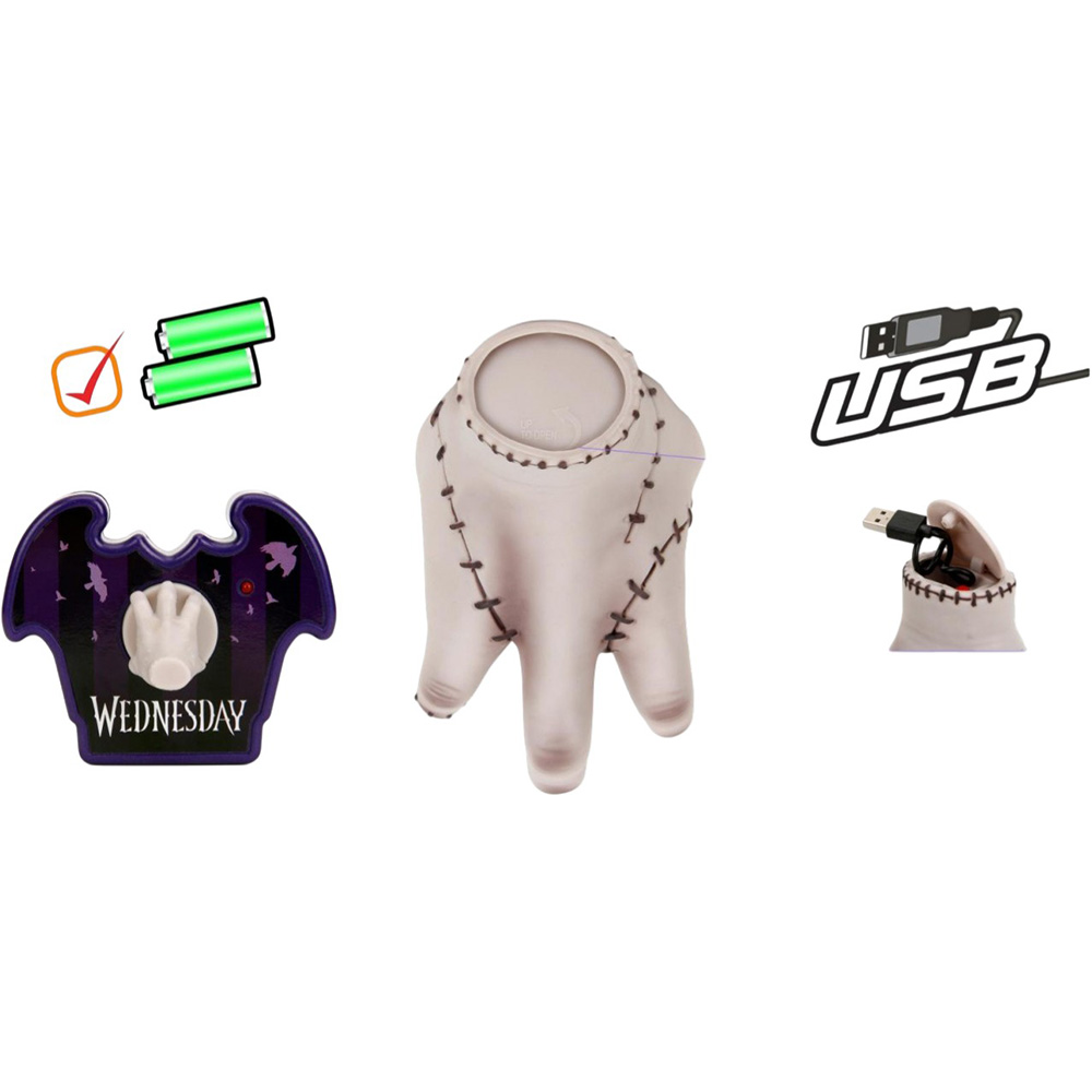 Фігурка JADA Wednesday Рука Реч на радіокеруванні (9335132314R00) Колекційна серія герої кіно