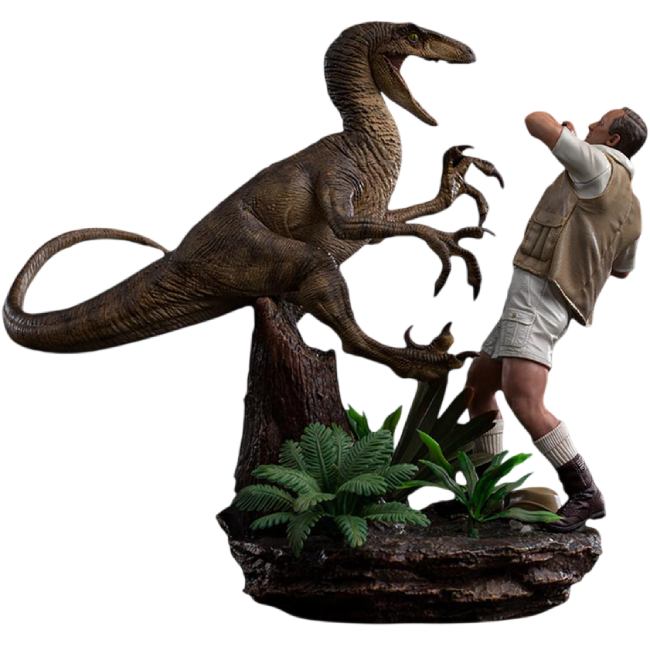 Статуетка Iron Studios Jurassic Park Clever Girl Deluxe Art Scale 1/10 (UNIVJP40421-10) Для кого універсально