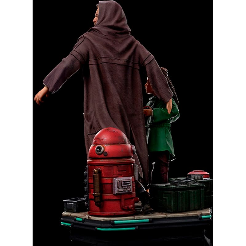 Зображення Статуетка IRON STUDIOS STAR WARS Obi-Wan та Young Leia Deluxe (LUCSWR79522-10)