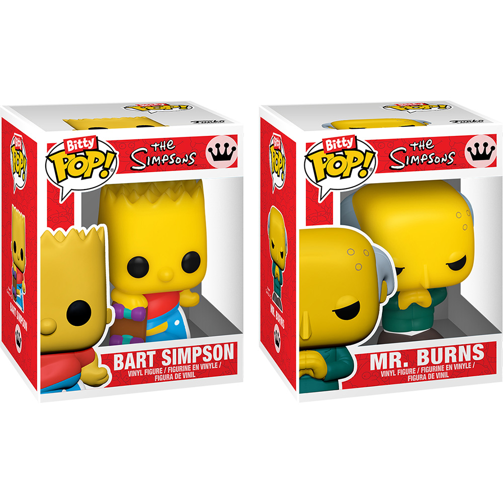 Набор фигурок FUNKO Bitty POP! The Simpsons: Bart Simpson & Mr