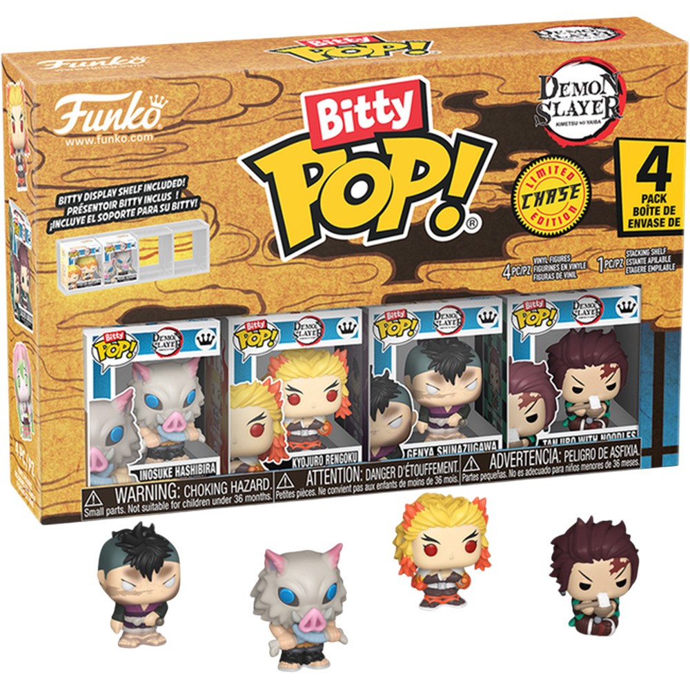 Набор фигурок FUNKO Bitty POP! Demon Slayer: 4-Pack (86954) ᐉ