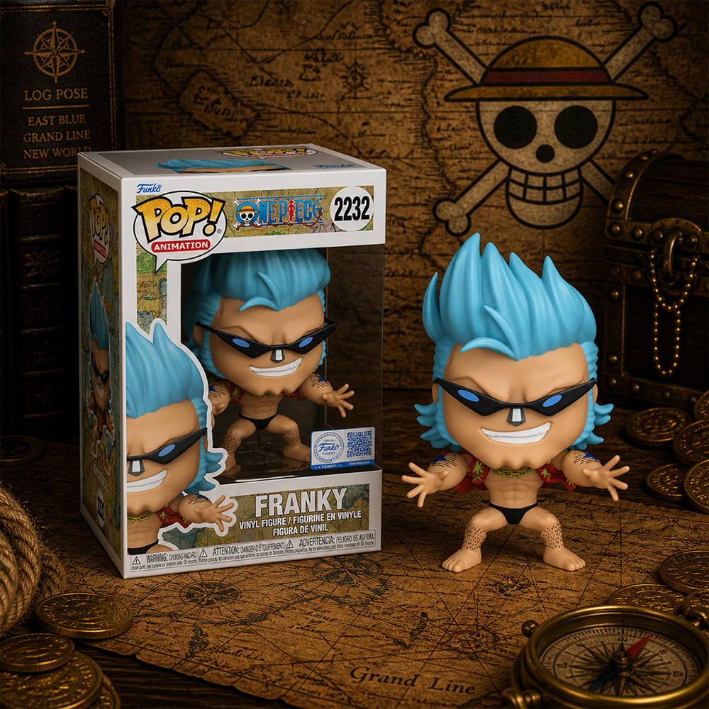 Фигурка FUNKO POP! One Piece: Franky with Sunglasses (90645) ᐉ