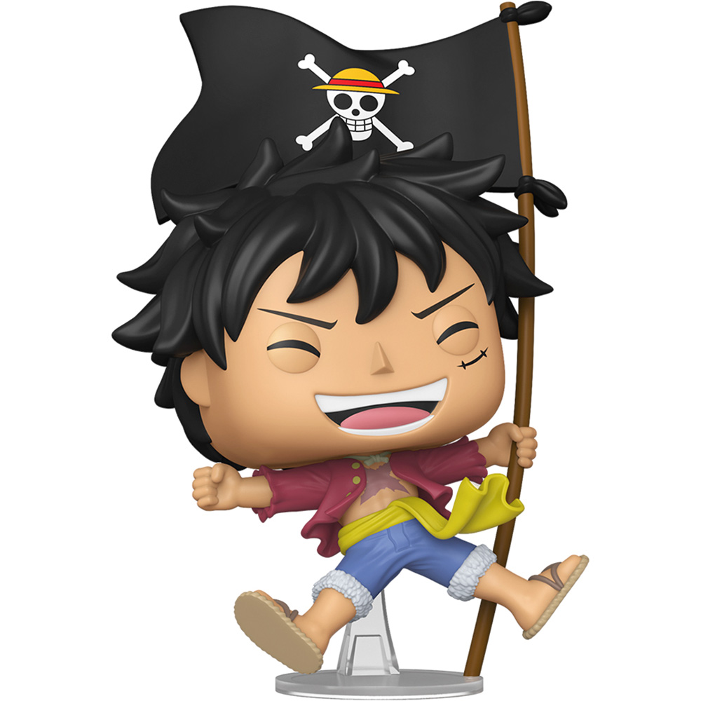 Фигурка FUNKO POP! One Piece: Monkey D. Luffy with Flag (91970) ᐉ