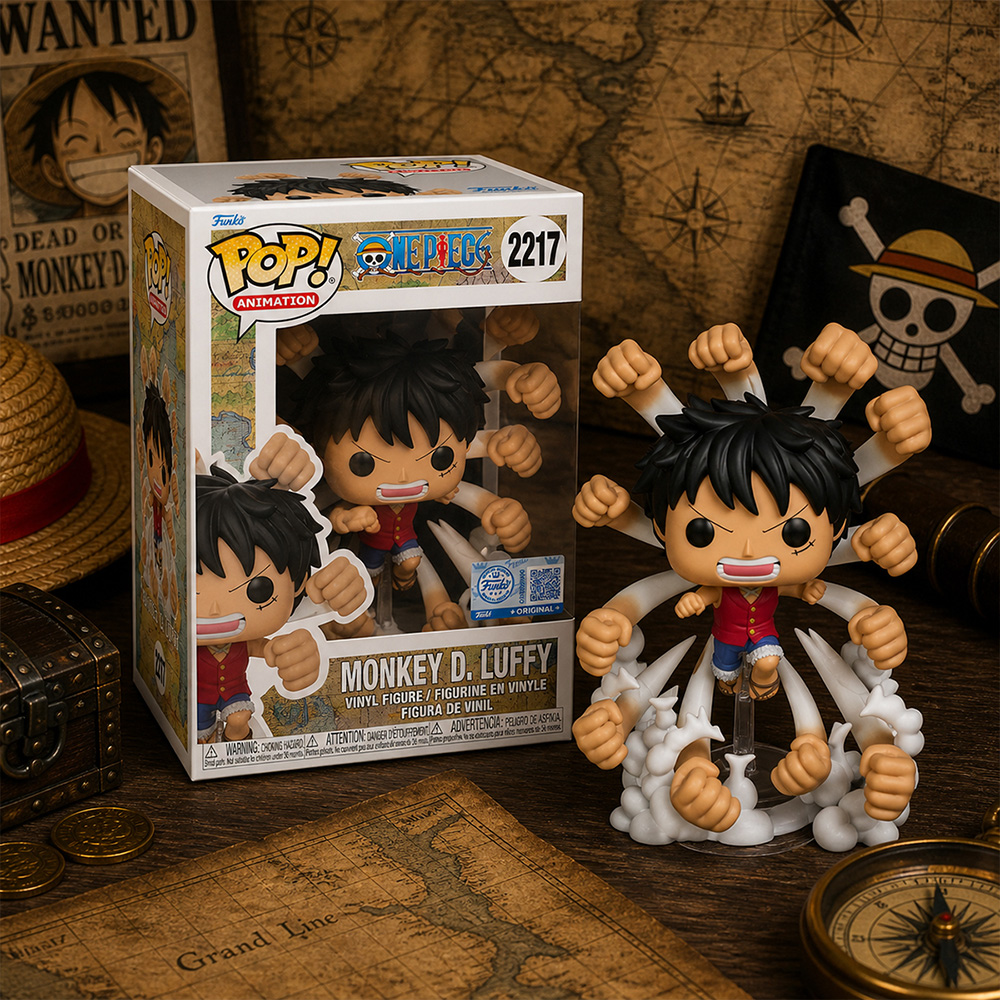 Фигурка FUNKO POP! One Piece: Monkey D. Luffy (Gum Gum Gatling