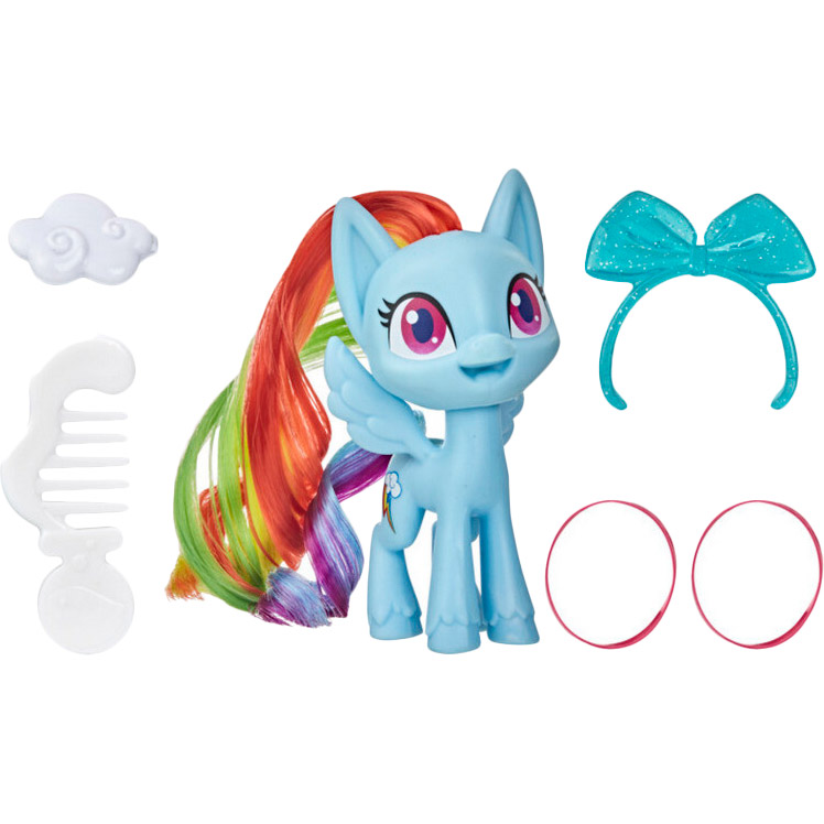 Игровой набор Hasbro My Little Pony Волшебная пони с расческой Радуга Дэш (E9153_E9762)