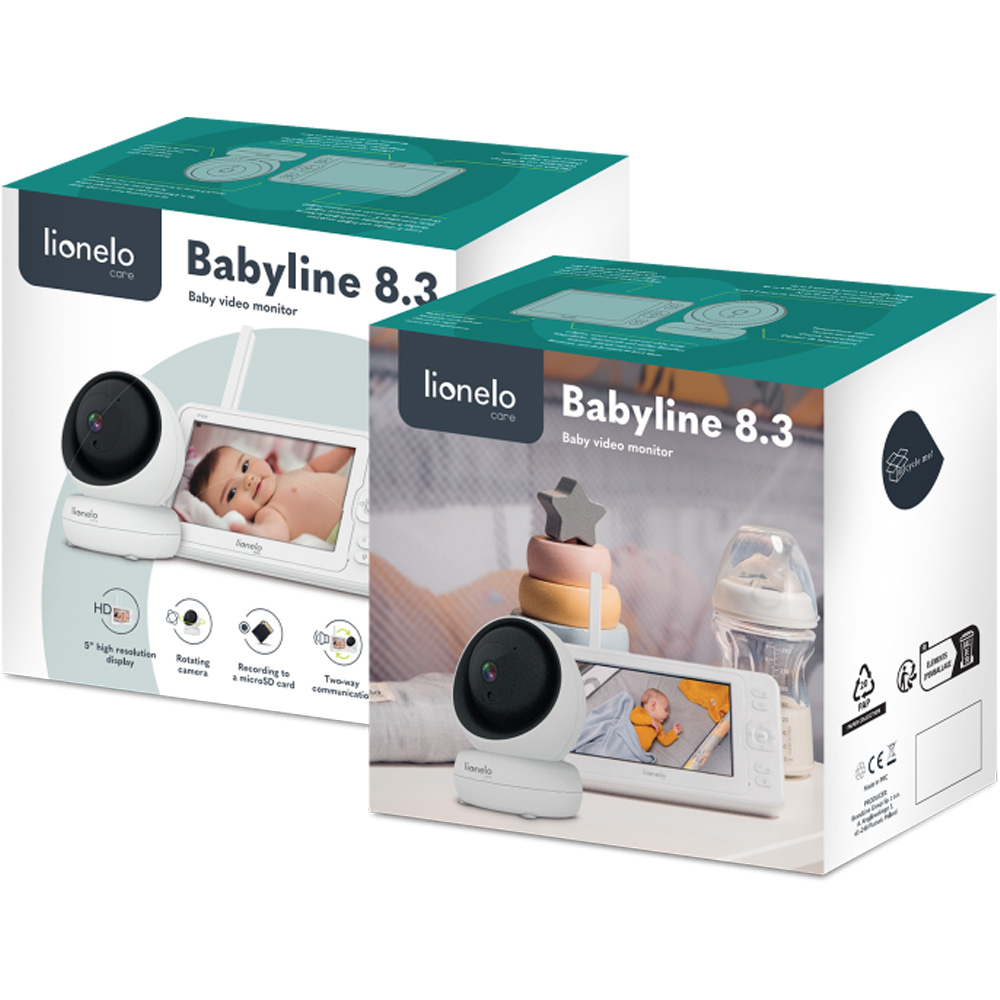 Видеоняня LIONELO BABYLINE 8.3 (LOC-BABYLINE 8.3) Функции управление камеры