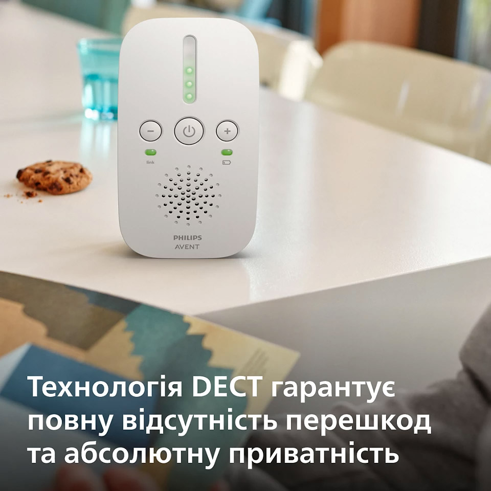 Радионяня AVENT Dect (SCD502/26) Тип радионяня