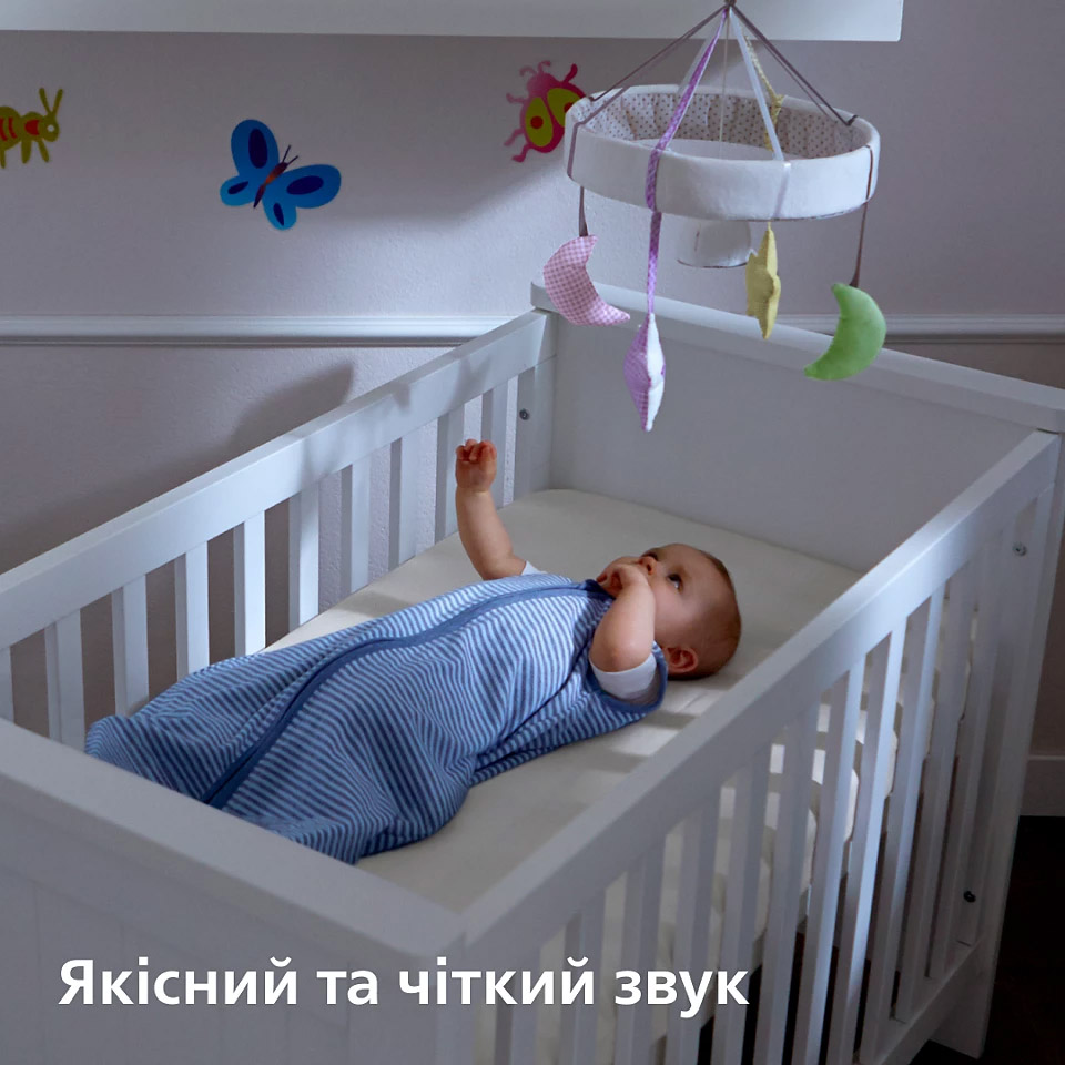 Радионяня AVENT Dect (SCD502/26) Особенности индикатор заряда