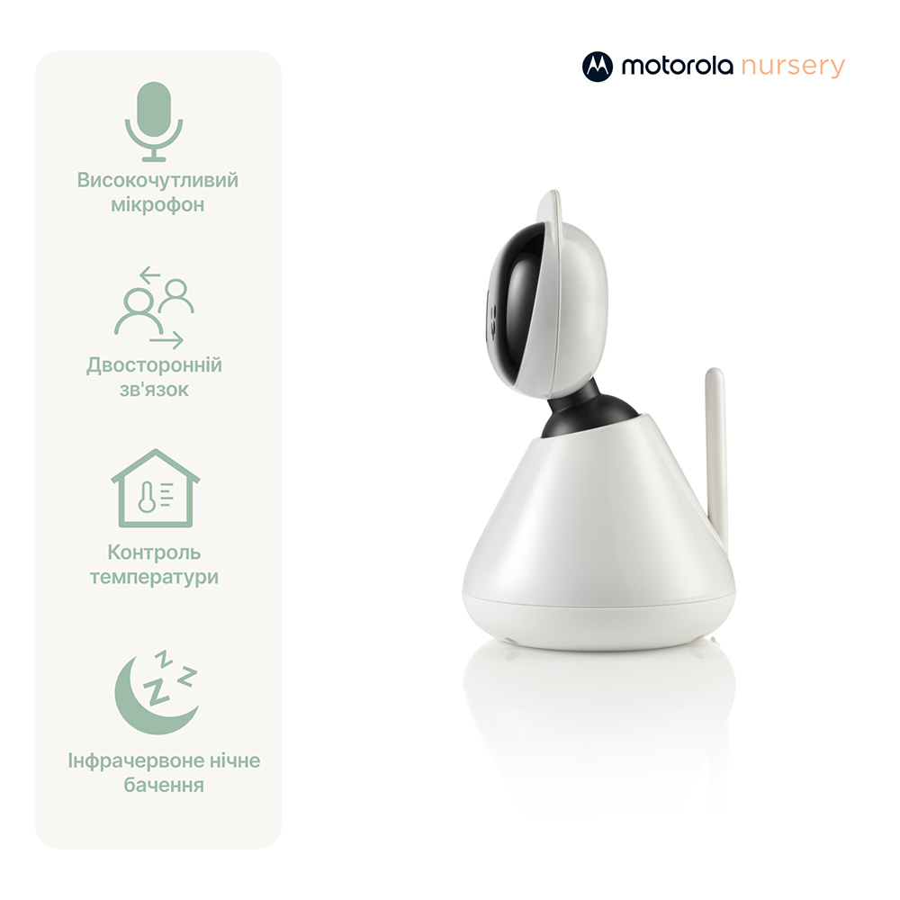 Видеоняня MOTOROLA PIP1000 Connect Wi-Fi (5055374716847) Функции обратная связь