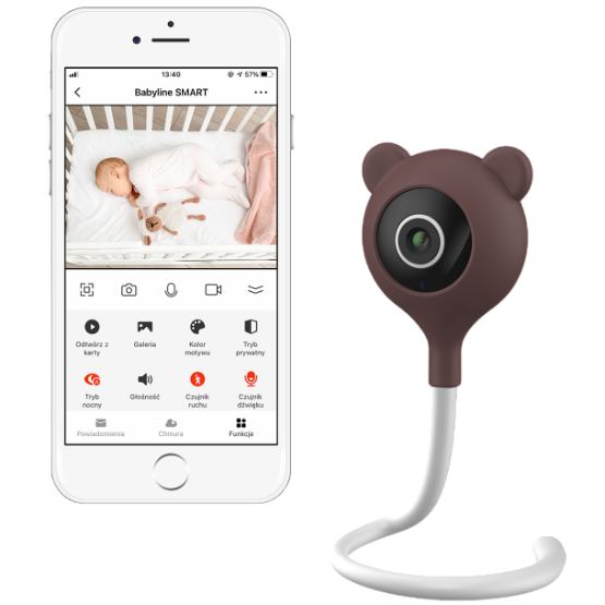 Зовнішній вигляд Відеоняня LIONELO BABYLINE Smart White (LO-BABYLINE Smart)