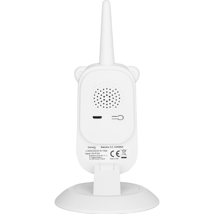 Зовнішній вигляд Камера для відеоняні LIONELO BABYLINE 3.2 CAMERA WHITE (LO-BABYLINE 3.2 CAMERA WHITE)