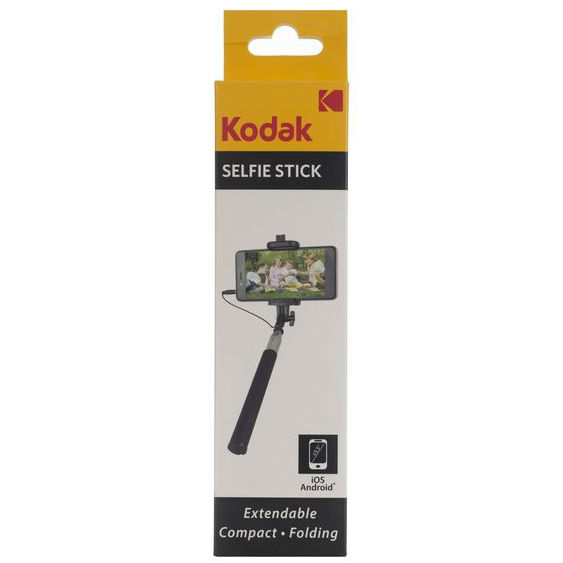 Монопод KODAK Selfie Stick Black (30414945) Подключение к смартфону проводное