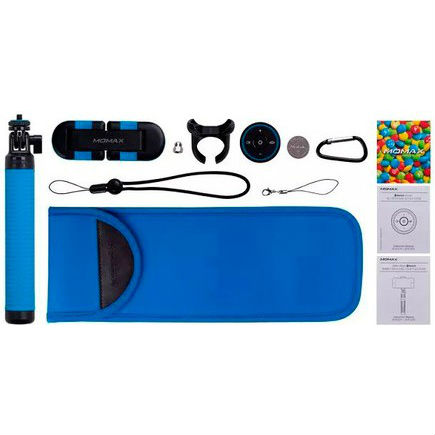 Монопод MOMAX Selfie Hero Bluetooth 150cm Blue/Black (KMS8D) Тип монопод