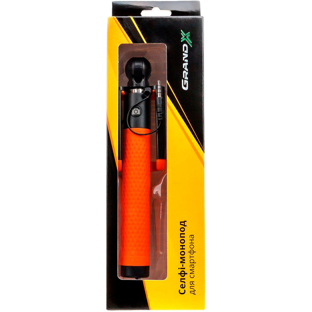 Замовити Монопод Grand-X Deluxe Click Orange (MPGDJ3CUO)