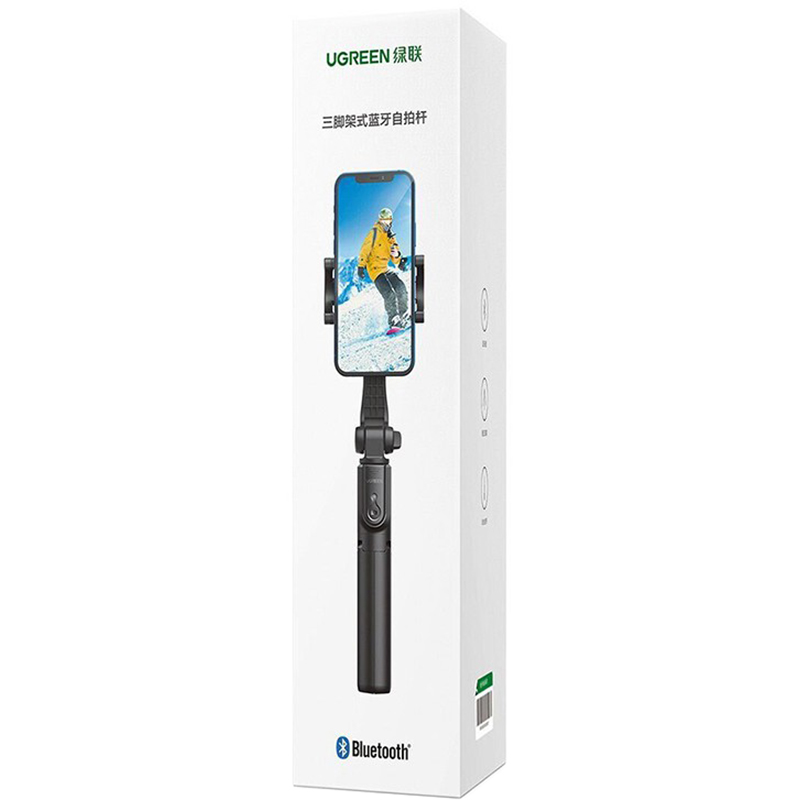 Трипод UGREEN Selfie Stick Black (LP508) Минимальна довжина 19