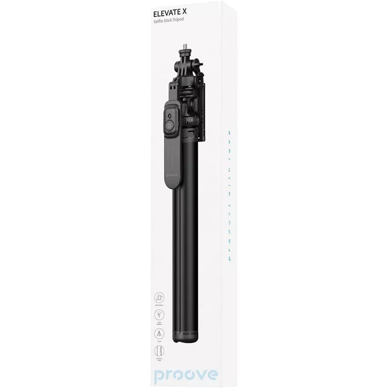 Фото Монопод-трипод PROOVE Elevate X Selfie Stick Black (MPEL0010001)