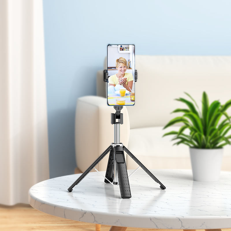 Зовнішній вигляд Трипод HOCO K18 Black (6931474770707)