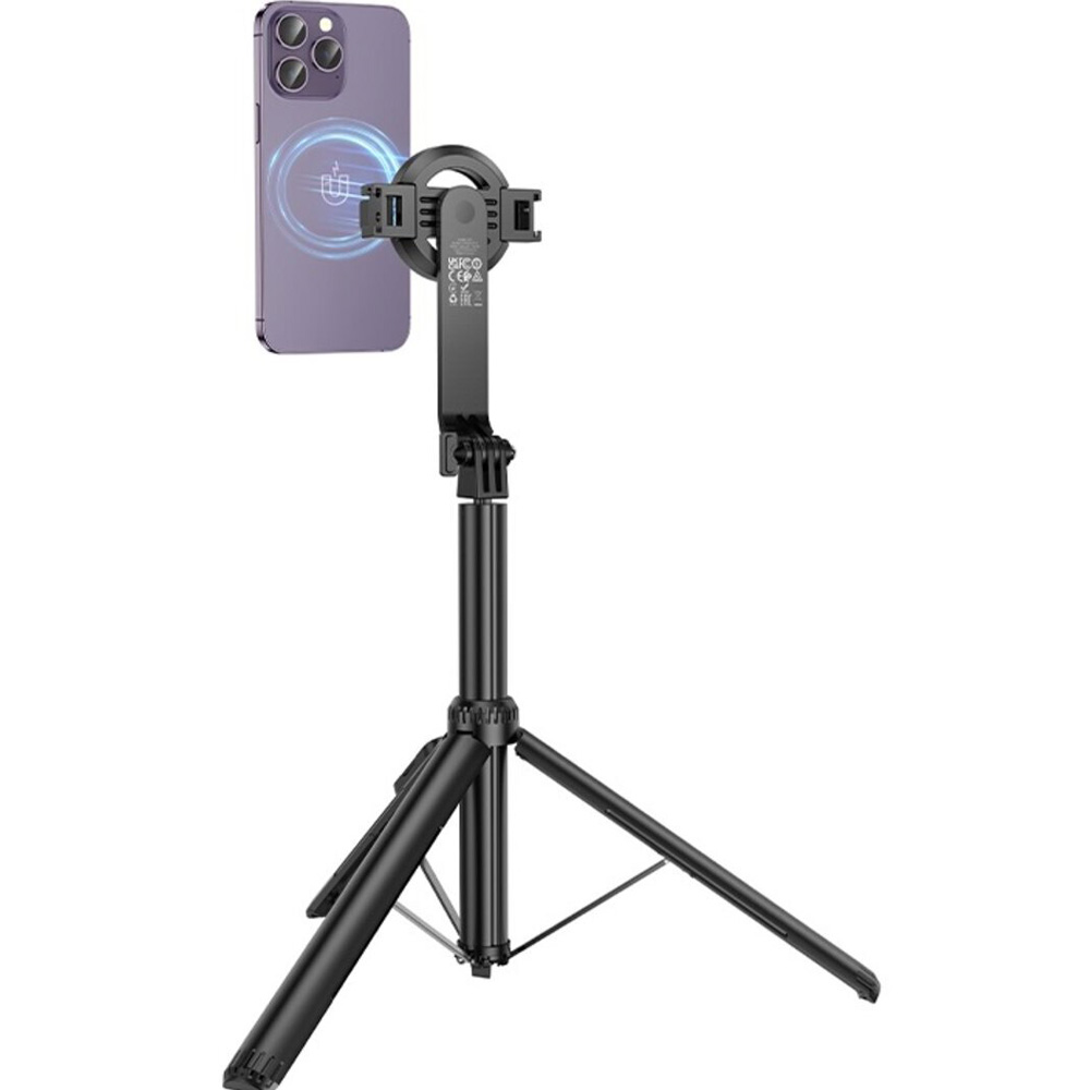 Трипод HOCO K25 Black (6942007646314) Минимальна довжина 24.8