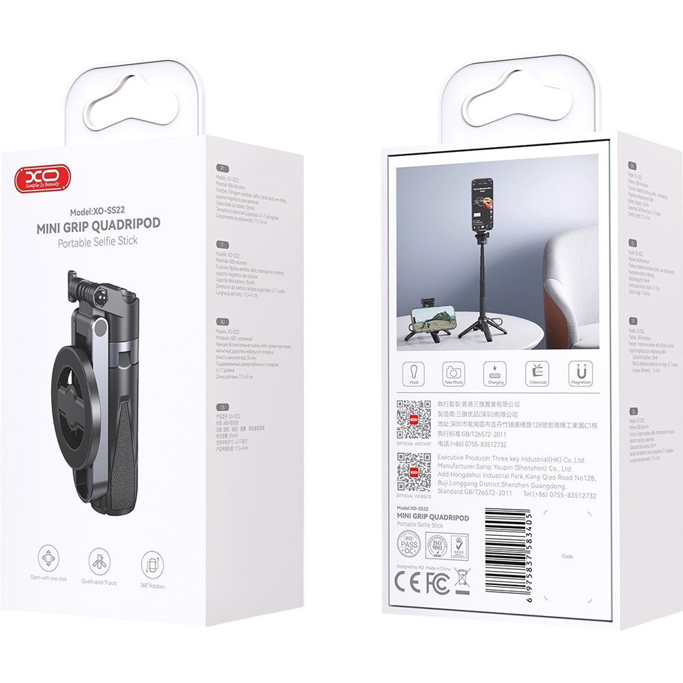 Трипод XO SS22 Bluetooth Black (SS22.black) Тип трипод