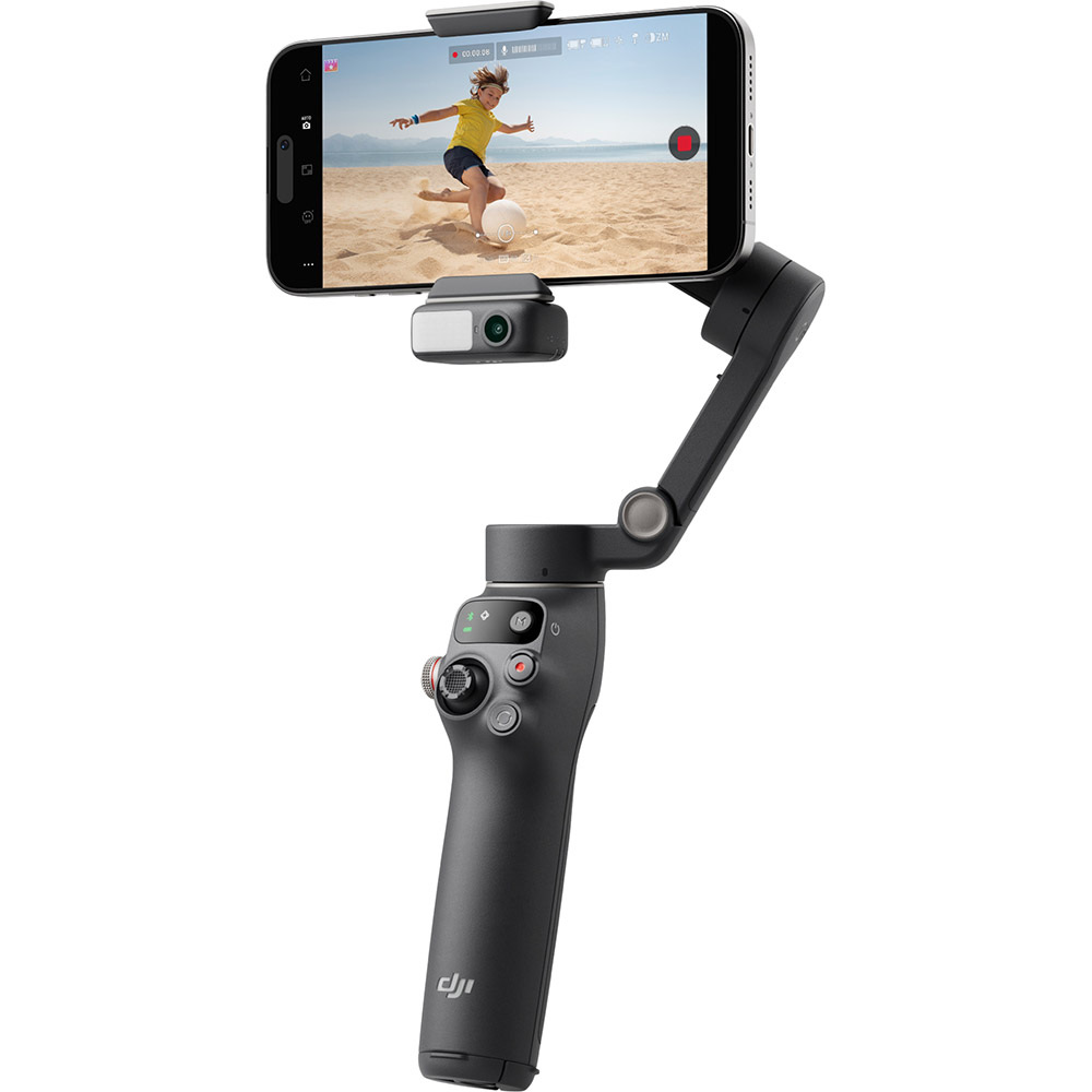 Стедікам DJI Osmo Mobile 7P (CP.OS.00000401.01) Додатково Стабілізація: Тріхосіва; Складна конструкція; Час заряджання: 2.5 год; Час автономної роботи: До 10 год.