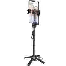Монопод-трипод HOCO K27 Magic portable mini live broadcast stand Black (6942007654067)